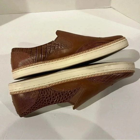 Ugg Australia Hadria Croco Lonely Hearts Slip Wingtip Loafer Brown Womens Size 9 - Picture 5 of 7